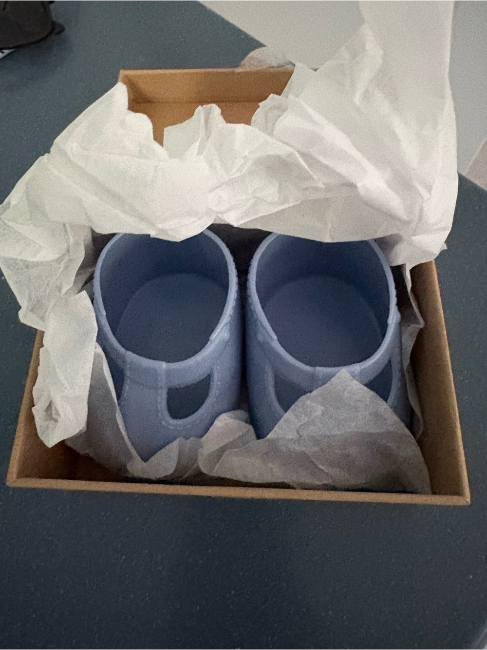 Powder Blue Mary Jane doll Shoes